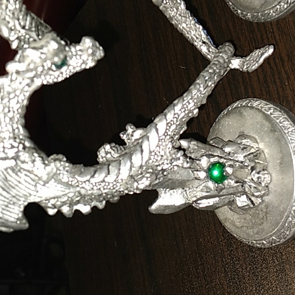 Pewter Dragon flutes - Picture 4 of 6